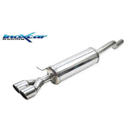 Posteriore silenziato con uscita 2 x diam. 80 X-RACEMontaggio esclusivo su paraurti originale Volksw