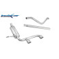 Tubo centrale diretto e Posteriore con uscita 2 x diam. 76 RACING – 63 2004 225CV Renault MEGANE I
