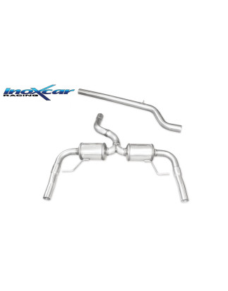 Tubo centrale diretto e Posteriore con uscita diam. 54 RACING DX+SX – 63 2010 200CV Renault CLIO 3