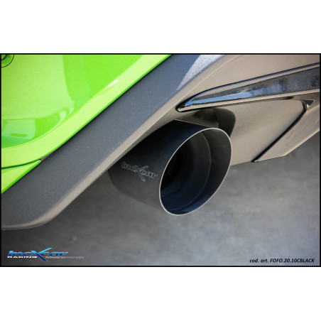 Posteriore silenziato con uscita diam. 100 RACING BLACK CERAMIC DX+SX – 2024 Ford FOCUS MK4 (Cod. 