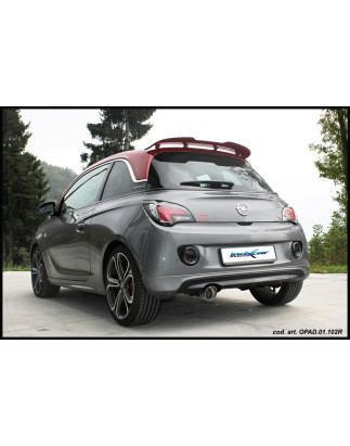 Posteriore con uscita diam. 102 RACING OPEL ADAM S 1.4 TURBO – 2015 150CV (Cod. I-OPAD.01.102R)