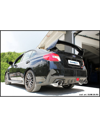 Posteriore con uscita 2 x diam. 90 RACING BLACK CERAMIC DX SX SUBARU IMPREZA WRX STI MY15 – 2014 3
