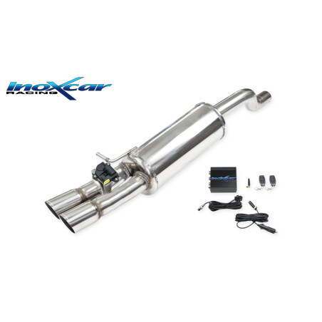 Posteriore silenziato con uscita 2 x diam. 70 RACING e Valvola AUDI A1 G – 2018 200CV (Type GB) (C