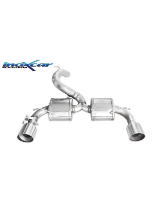 Terminale con uscita diam. 114 RACING dx+sx – 2016 350CV Ford FOCUS MK3 (Cod. I-VALV.FOCUS.02)