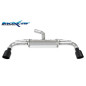 Posteriore silenziato con uscita diam. 100 BLACK CERAMIC DX+SX VOLKSWAGEN GOLF 8 2.0 GTI – 2020 24