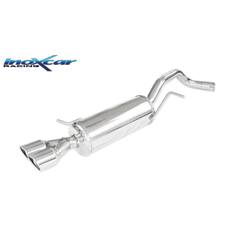 Posteriore con uscita 2 x diam. 80 X-RACE VOLKSWAGEN POLO – 2010 180CV (type 6R) (Cod. I-WPO.15.XR