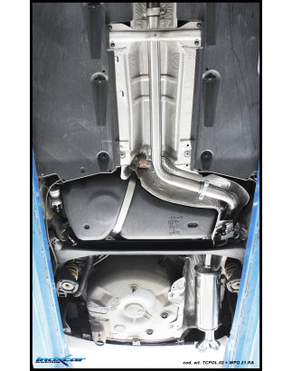 Posteriore con uscita 2 x diam. 80 RACING BLACK CERAMIC VOLKSWAGEN POLO – 2015 192CV (type 6C) (Co