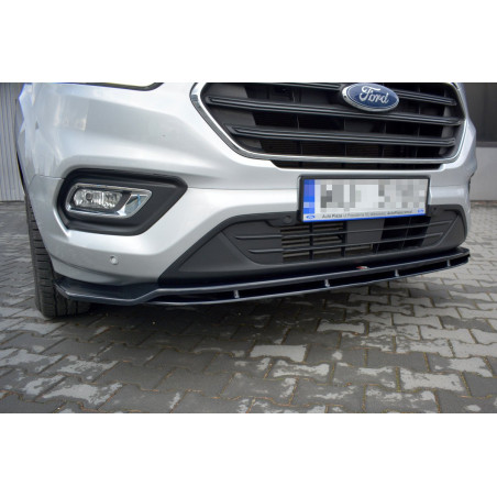 SPLITTER ANTERIORE V.1 Ford Transit Custom Mk1 Facelift / Tourneo Custom Mk1 Facelift (Cod. M-FO-TRC