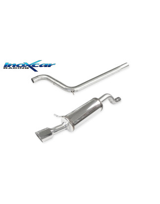Tubo centrale diretto e Posteriore silenziato con uscita 1 x diam. 100 RACING – 2018 200CV Audi A1