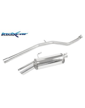 Tubo centrale diretto e Posteriore con uscita diam. 100 RACING – 55 PEUGEOT 206 2.0 16V GTI 1999-2
