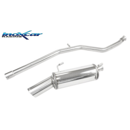 Tubo centrale diretto e Posteriore con uscita diam. 100 RACING – 55 PEUGEOT 206 2.0 16V GTI 1999-2