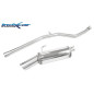 Tubo centrale diretto e Posteriore con uscita diam. 100 RACING – 55 PEUGEOT 206 2.0 16V GTI 1999-2