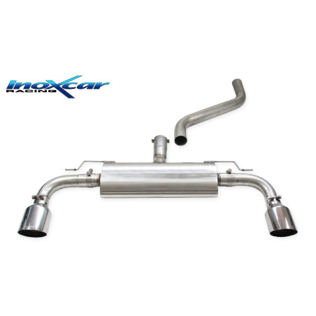 Posteriore silenziato con uscita diam. 114 RACING DX SX – 2024 Ford FOCUS MK4 (Cod. I-FOFO.20.114R