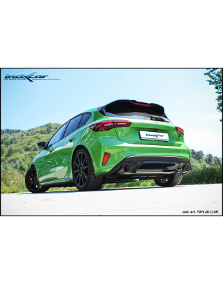 Posteriore silenziato con uscita diam. 114 RACING DX SX – 2024 Ford FOCUS MK4 (Cod. I-FOFO.20.114R
