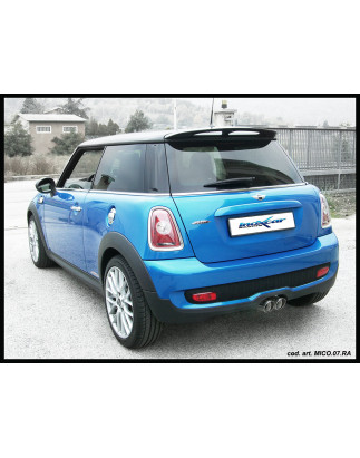 Posteriore con uscita centrale 2 x diam. 80 RACING BLACK CERAMIC MINI COOPER S 1.6 – 2007 175CV (R