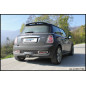 Posteriore CENTRALE con uscita 2 x diam. 100 RACING MINI COOPER S 1.6 – 2010 184CV (R56) (Cod. I-M