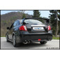 Posteriore con uscita 2 x diam. 100 RACING BLACK CERAMIC DX SX SUBARU IMPREZA 4WD 2.5T WRX STI 10MY 