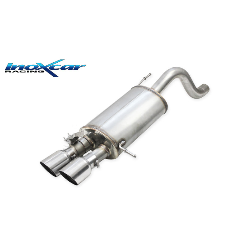 Terminale silenziato con uscita 2 x diam. 90 RACING e Valvola motorino oem – 2021 204CV Hyundai i2
