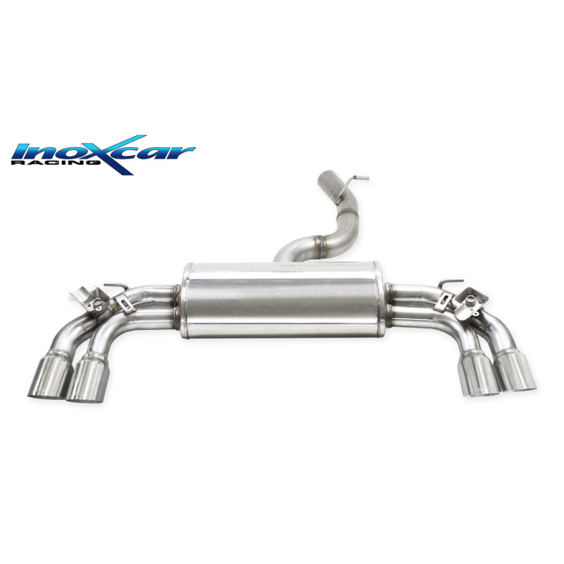 Posteriore con uscita 2 x diam. 80 RACING DX SX e Valvolarie AUDI A3 – 2013 300CV S3 RS3 (type 8V)