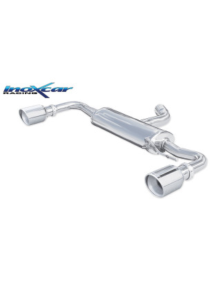 Posteriore con uscita singola diam.100 X-RACE DX SX VOLKSWAGEN GOLF 6 2.0 TSI GTI – 2009 210CV (Co