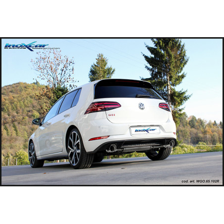 Posteriore con uscita diam. 100 X-RACE DX SX VOLKSWAGEN GOLF 7.5 2.0 GTI – 2017 245CV (Cod. I-WGO.