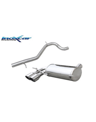 Tubo centrale diretto e Posteriore con uscita 2 x diam. 76 RACING – 70 AUDI A3 2006 265CV S3 RS3 (