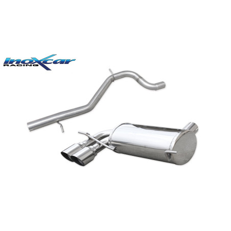 Tubo centrale diretto e Posteriore con uscita 2 x diam. 76 RACING – 70 AUDI A3 2006 265CV S3 RS3 (