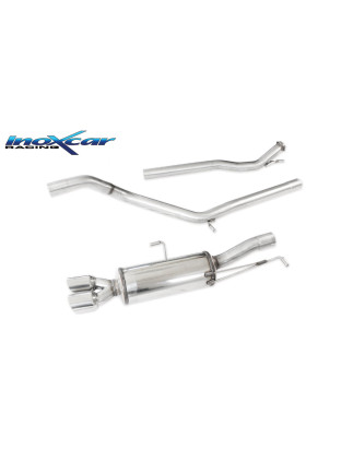 Tubo centrale diretto e Posteriore con uscita central 2 x diam. 76 RACING – 63 2010 200CV Peugeot 