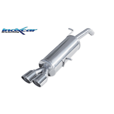 Posteriore con uscita 2 x diam. 80 X-RACE CITROEN DS3 1.6 16V TURBO – 2010 155CV (Cod. I-CIDS.01.X