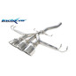 Posteriore senza silenziatore con uscita centrale 3 x diam. 114 RACING – 2017 320CV Honda CIVIC (C