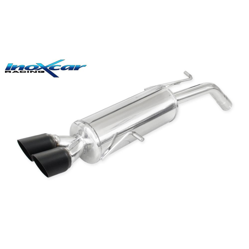 Posteriore con uscita 2 x diam. 80 RACING BLACK CERAMIC PEUGEOT 207 1.6 16V GTI – 2007 175CV (Cod.