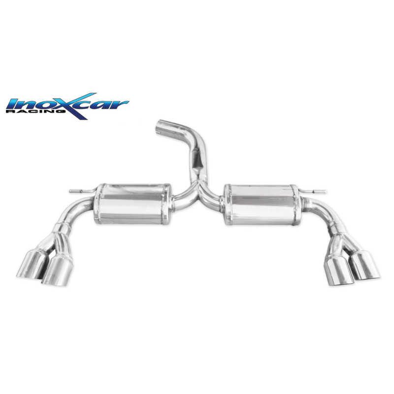 Posteriore con uscita 2 x diam. 80 RACING DX SX SEAT LEON – 2014 280CV (type 5F) (Cod. I-SELE.19.R