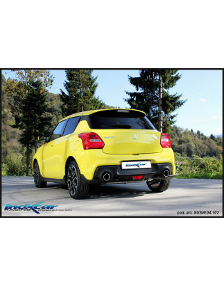Posteriore con uscita diam. 100 BLACK CERAMIC DX SX SUZUKI SWIFT SPORT 1.4 – 2018 140CV (Cod. I-SU