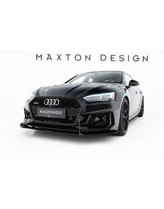 SPLITTER ANTERIORE RACING V.1 Audi RS5  Coupe / Sportback F5 (Cod. M-AU-RS5-2-CNC-FD1A)