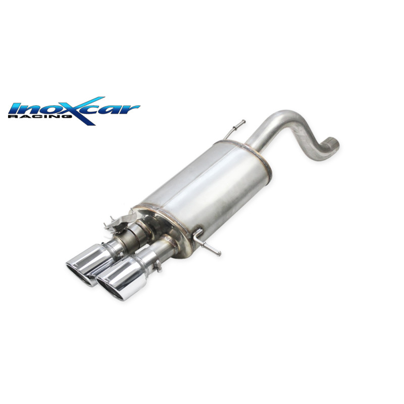 Terminale silenziato con uscita 2 x diam. 90 X-RACE e Valvola motorino oem – 2021 204CV Hyundai i2