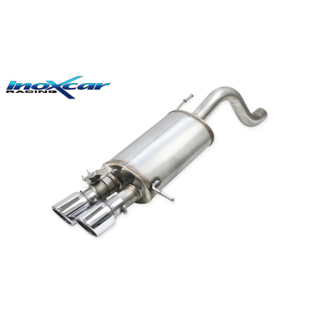 Terminale silenziato con uscita 2 x diam. 90 X-RACE e Valvola motorino oem – 2021 204CV Hyundai i2