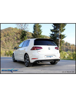Posteriore con uscita diam. 100 RACING BLACK CERAMIC DX SX VOLKSWAGEN GOLF 7.5 2.0 GTI – 2017 245C