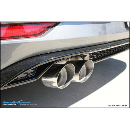 Posteriore con uscita 2 x diam. 80 RACING – 2017 150CV Volkswagen GOLF 7.5 (Cod. I-WGO.67.RA)