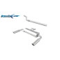 Tubo centrale diretto e Posteriore con uscita diam. 76 RACING DX SX – 63 2006-2009 197CV Renault C