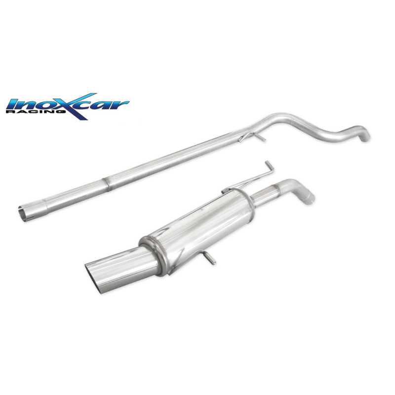 Tubo centrale diretto e Posteriore con uscita diam. 100 RACING – 55 PEUGEOT 207 1.6 16V GTI 2007 1