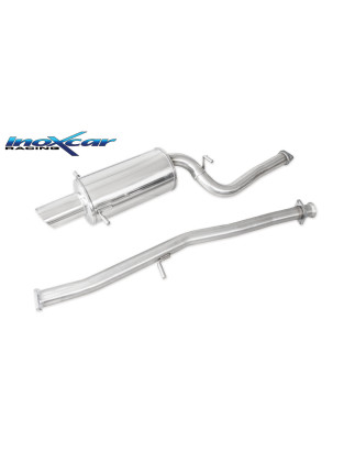 Tubo centrale diretto e Posteriore con uscita diam. 100 RACING – 63 2002 265CV Subaru IMPREZA (Cod