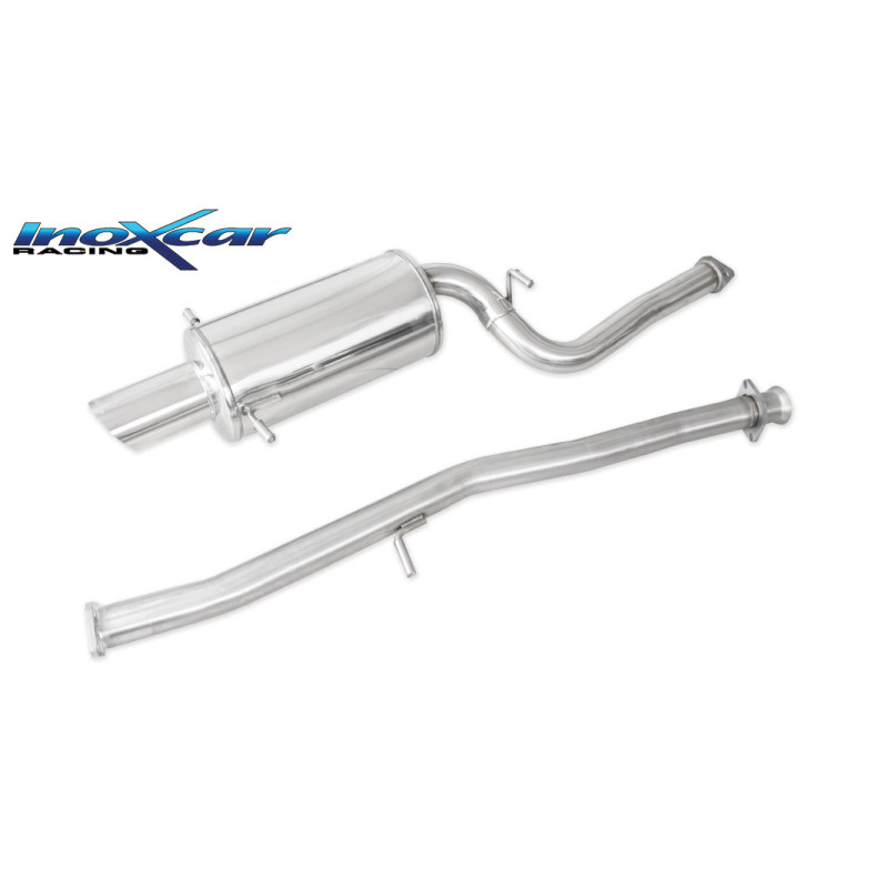 Tubo centrale diretto e Posteriore con uscita diam. 100 RACING – 63 2002 265CV Subaru IMPREZA (Cod