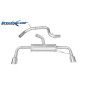 Tubo centrale diretto e Posteriore con uscita diam. 100 RACING DX SX – 63 2009 210CV Volkswagen GO