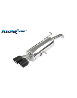 Posteriore con uscita 2 x diam. 80 X-RACE BLACK MATT CITROEN DS3 1.6 16V TURBO – 2010 155CV (Cod. 