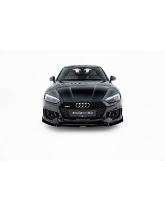 SPLITTER ANTERIORE RACING V.2 Audi RS5  Coupe / Sportback F5 (Cod. M-AU-RS5-2-CNC-FD2A)