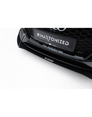 SPLITTER ANTERIORE RACING V.2 Audi RS5  Coupe / Sportback F5 (Cod. M-AU-RS5-2-CNC-FD2A)