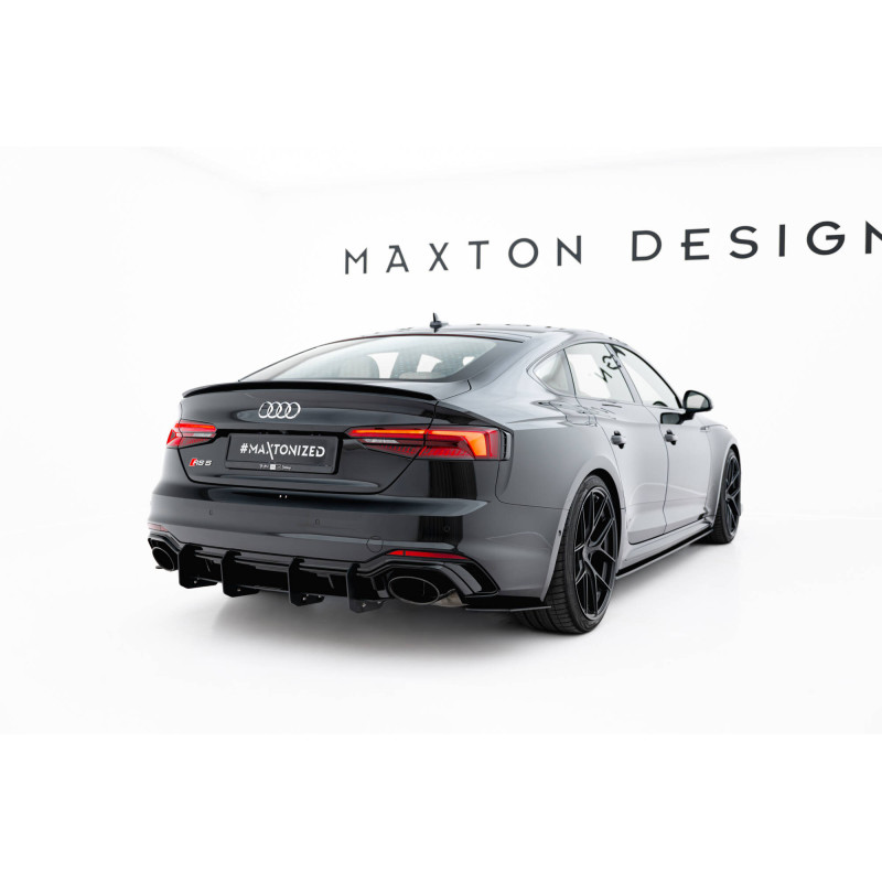 DIFFUSORE POSTERIORE V.2 Audi RS5  Coupe / Sportback F5 (Cod. M-AU-RS5-2-CNC-RS2A)