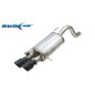 Terminale silenziato con uscita 2 x diam. 90 RACING BLACK CERAMIC e Valvola montaggio motorino elett Terminale silenziato con uscita 2 x diam. 90 RACING BLACK CERAMIC e Valvola montaggio motorino elett