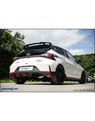 Terminale silenziato con uscita 2 x diam. 90 RACING BLACK CERAMIC e Valvola montaggio motorino elett