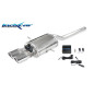 Posteriore silenziato con uscita centrale 2 x diam. 80 X-RACE e Valvola – 2007 175CV Mini COOPER (